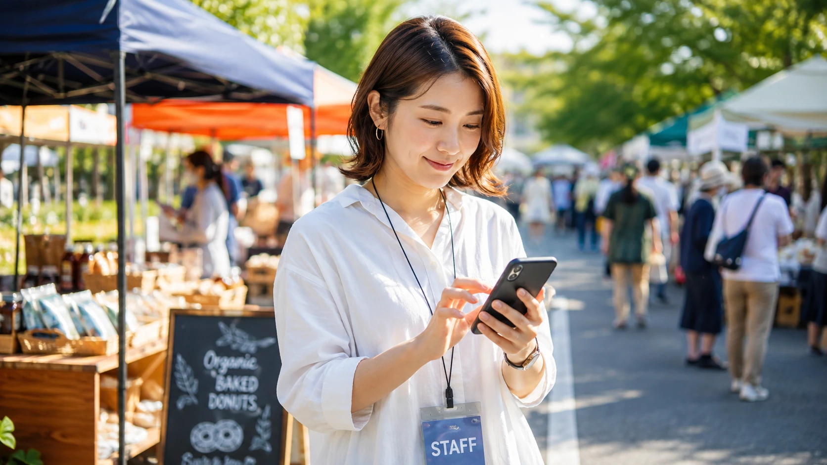 出店募集・運営管理システムを活用するマルシェ主催者